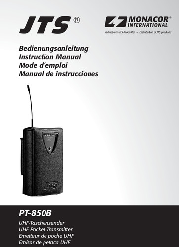 Neu 850b uhf - neu!, pt-850b