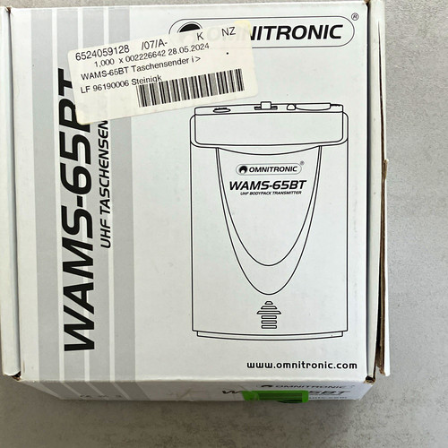 Omnitronic wams 65bt uhf - wams-65bt,